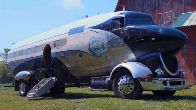 1943 Douglas R4D Aircraft Turned Into A Luxury RV