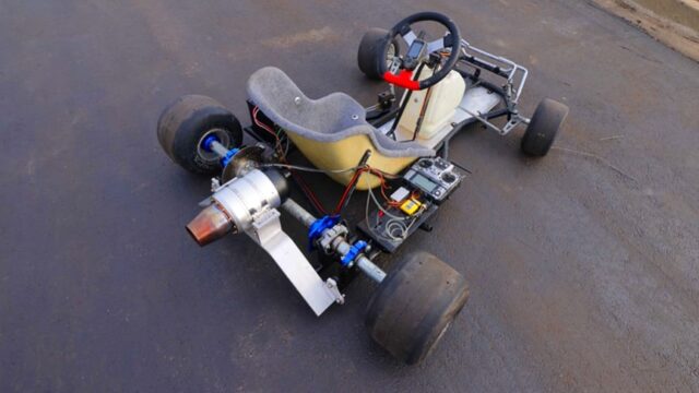 Self-Built Jet Engine Powered Go-Kart