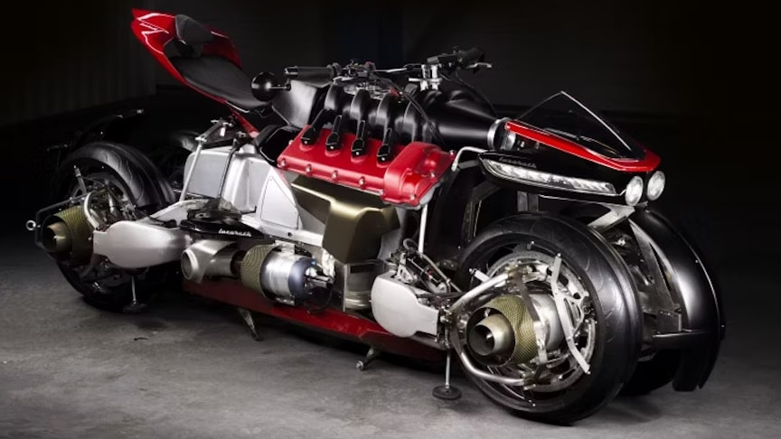 La Moto Volante Transforming Jet Flying Motorcycle