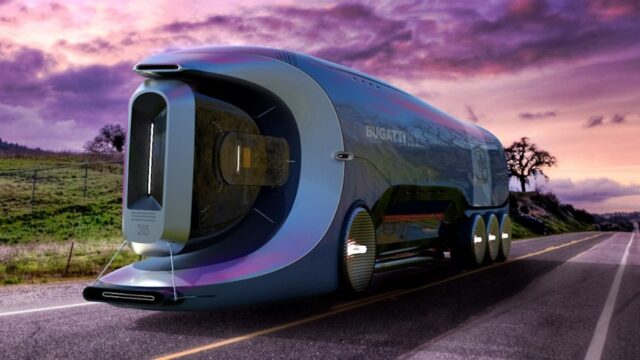 Futuristic Bugatti Hyper Truck Concept